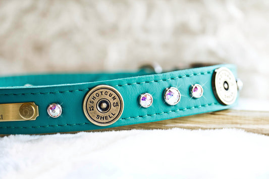 12 Gauge Dog Collar Personalized