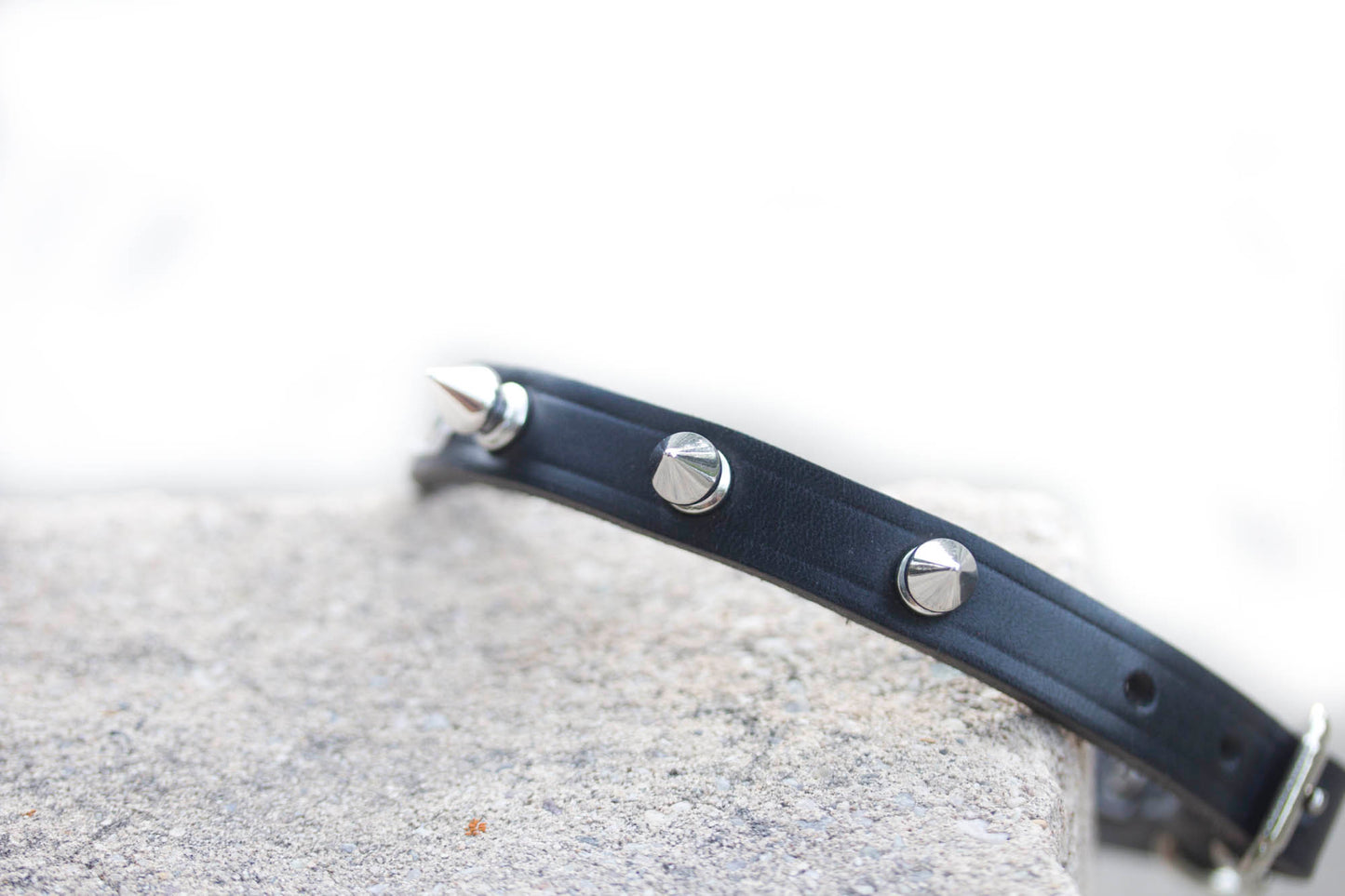 Gothic Spike Leather Collar