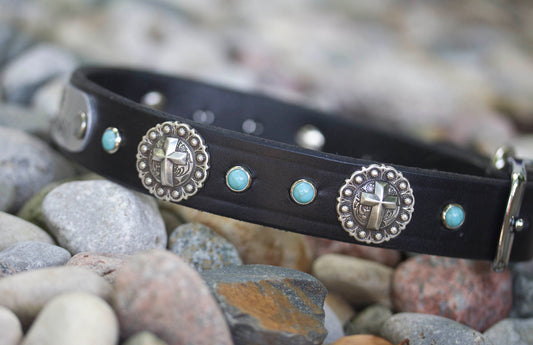 Cross Turquoise Collar