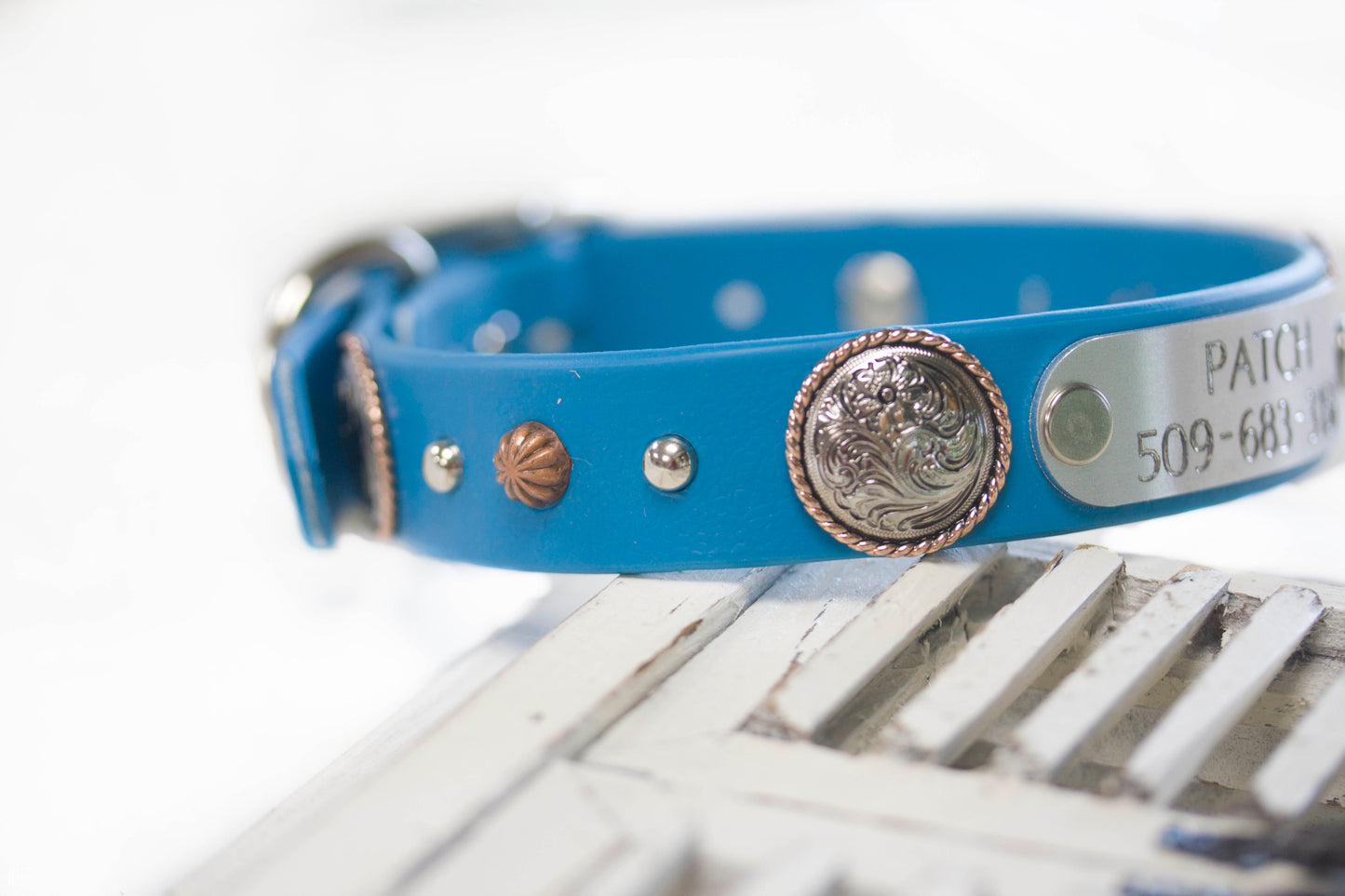 Waterproof Vegan Concho Collar