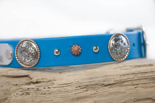 Waterproof Vegan Concho Collar