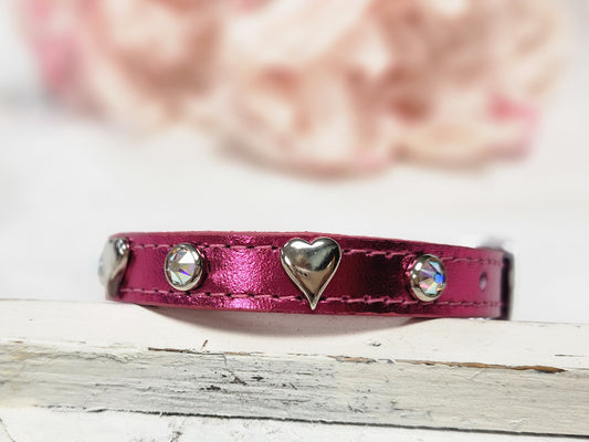 Heart Crystal Collar