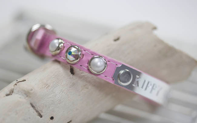 Tiny Teacup Crystal and Pearl Collar