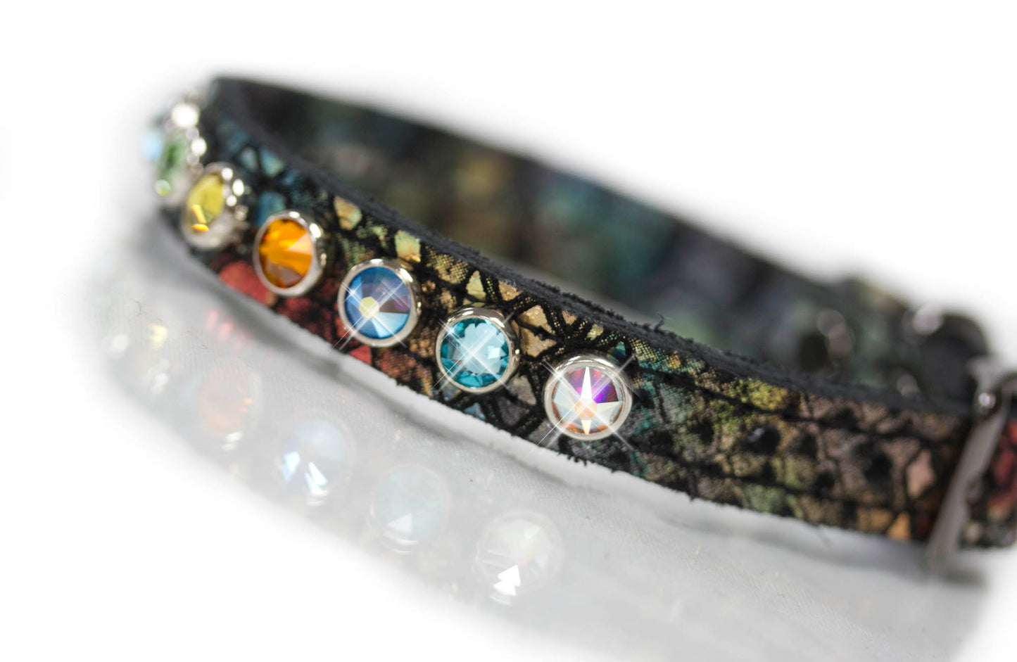 Rainbow Crystal Collar