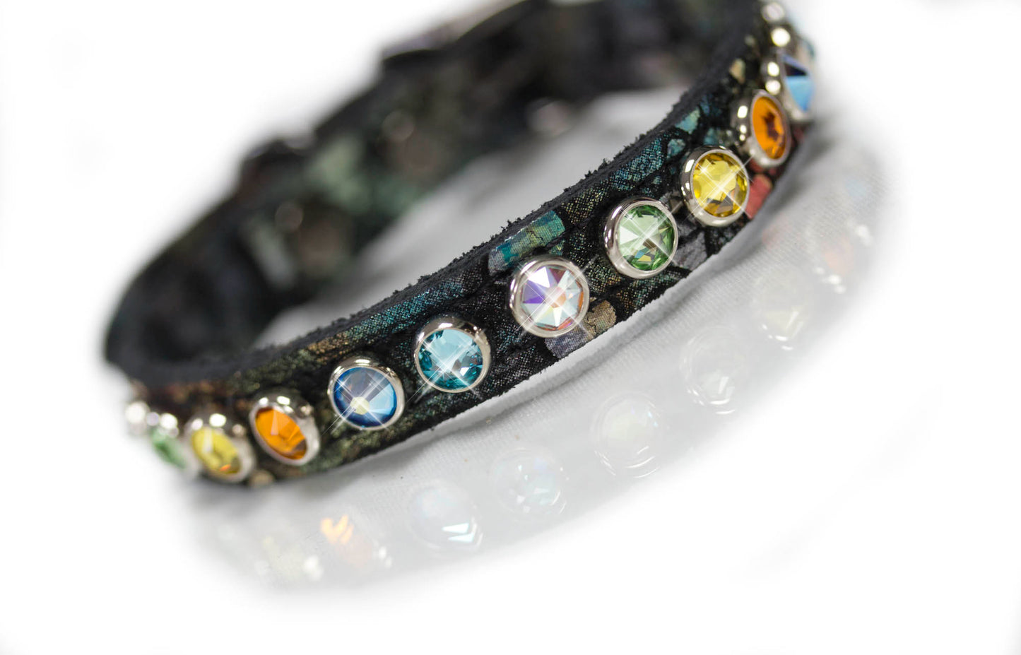Rainbow Crystal Collar