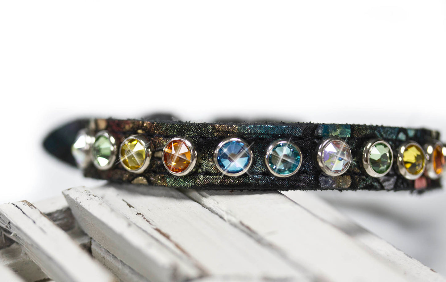 Rainbow Crystal Collar