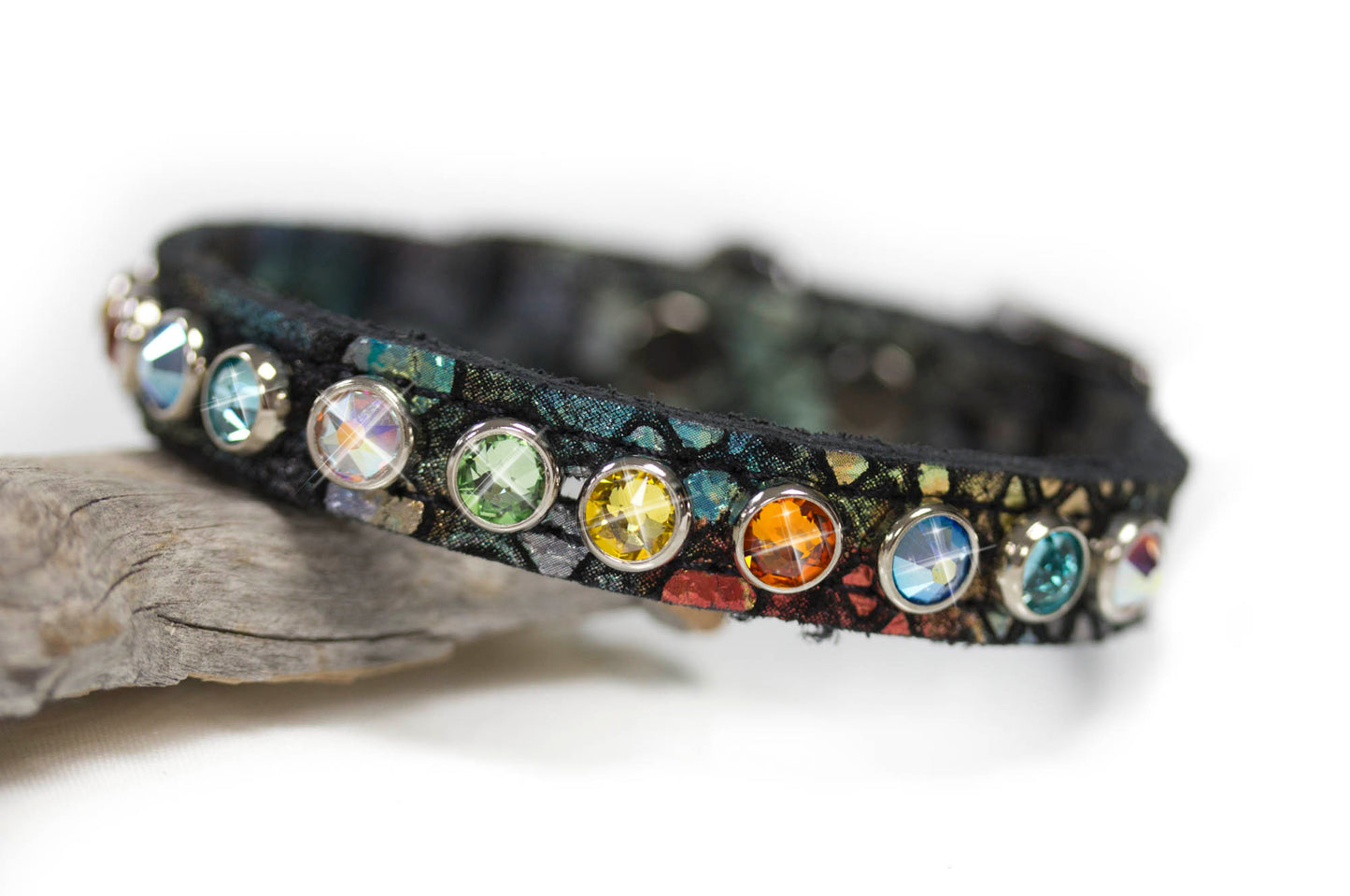 Rainbow Crystal Collar