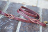 Personalized Latigo Leather Braided Leash