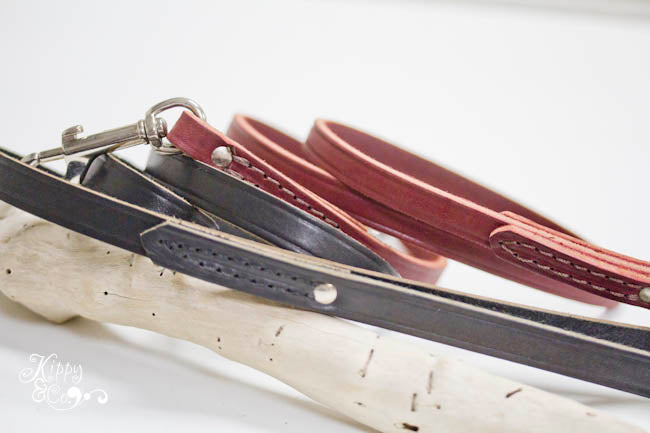 Leather Dog Leash Handmade