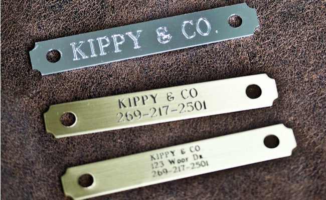 examples of egraved name plate options