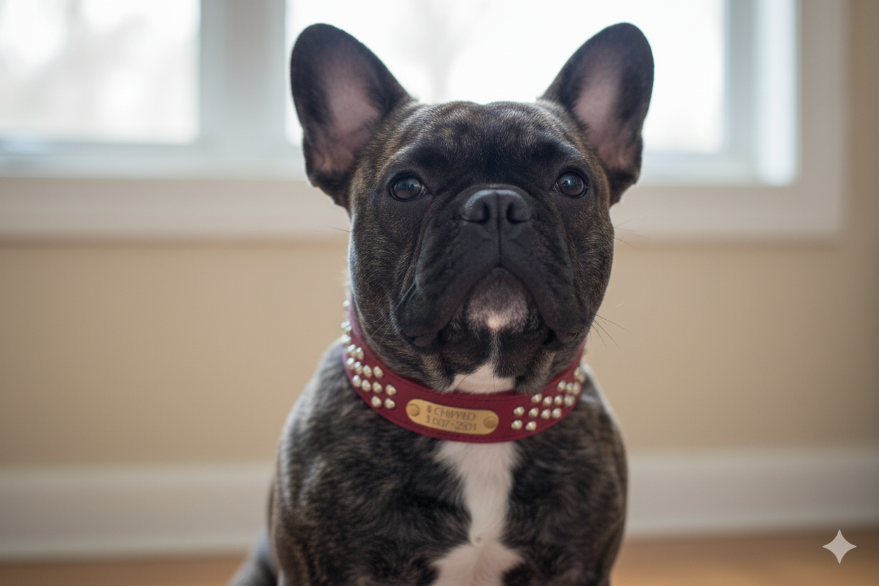 Leather Stud Collar Personalized