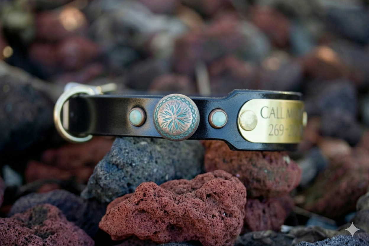 Southwest Turquoise Patina Collar