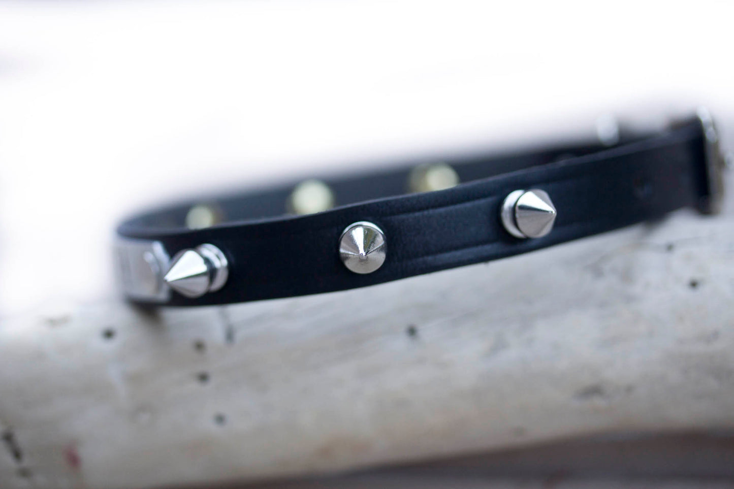 Gothic Spike Leather Collar