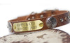 Vintage Leather Rose Gold Concho