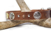 Vintage Leather Rose Gold Concho