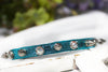 Spike Crystal leather Pet Collar