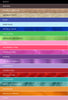 Color  chart for leather collars