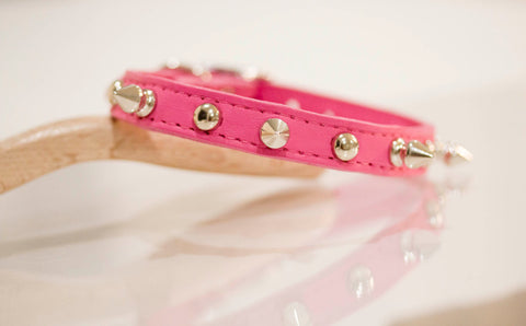 Leather Collar Spikes