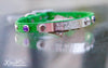Small Pet Collar With Purple Swarovski Crystals, Silver spots and a Personalized Name Plate