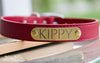 Leather Dog Collar Personalized