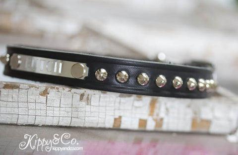 Leather Collar With Studs