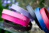 Bright color leather dog collars