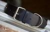 Bullmastiff Leather Studded Dog Collar 2 inch wide with Personalized Name Plate