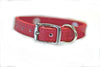 Red Leather Personalized Collar