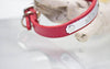 Red Leather Personalized Collar